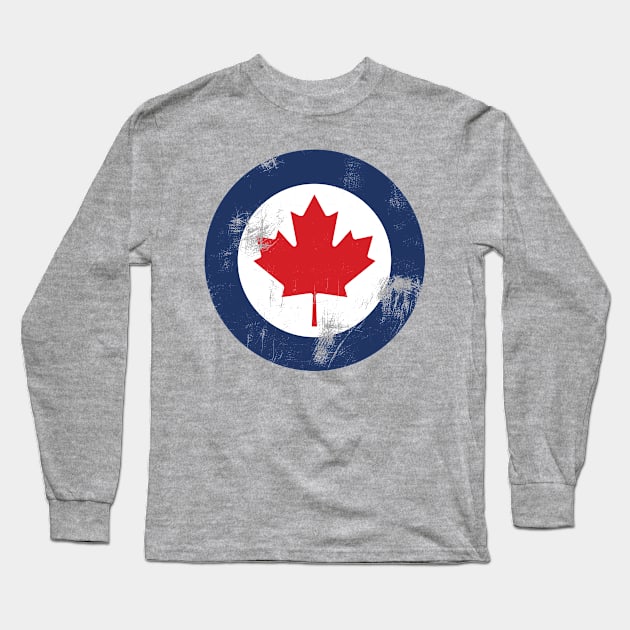 Canadian Air Force Roundel Long Sleeve T-Shirt by Historia